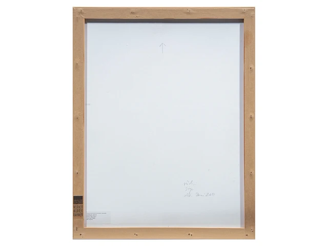 Emanuel seitz (1973), untitled, 2011, acrylic on paper (+) 56 x 42 cm. (22.05 x 16.53 in.), frame: 66 x 52 cm. (25.98 x 20.46 in.) - afbeelding 3 van  3