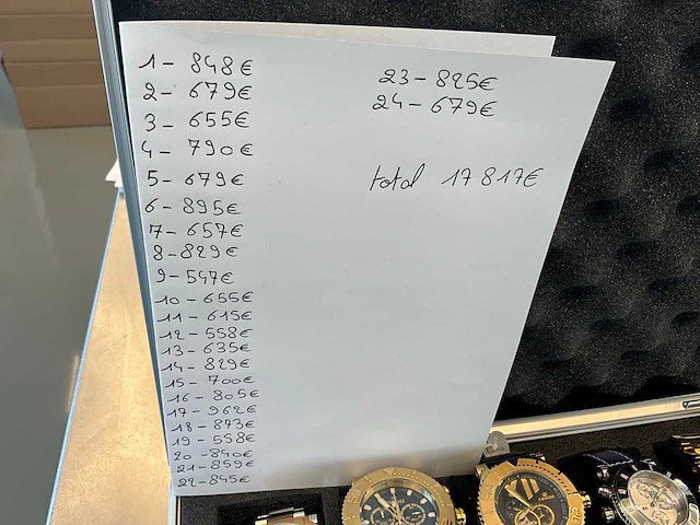 Emboss polshorloge design (24x) - afbeelding 5 van  5