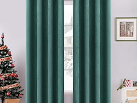 Emema verduisteringsgordijnen (donkergroen) - afbeelding 1 van  4