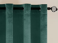 Emema verduisteringsgordijnen (donkergroen) - afbeelding 3 van  4