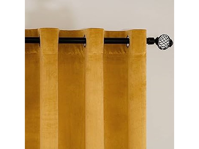 Emema verduisteringsgordijnen (oranje) - afbeelding 3 van  3