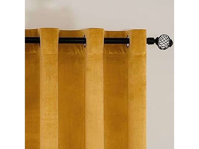 Emema verduisteringsgordijnen (oranje) - afbeelding 3 van  3