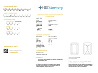 Emerald diamant 3.01ct – e/vvs2 – hrd - afbeelding 4 van  4