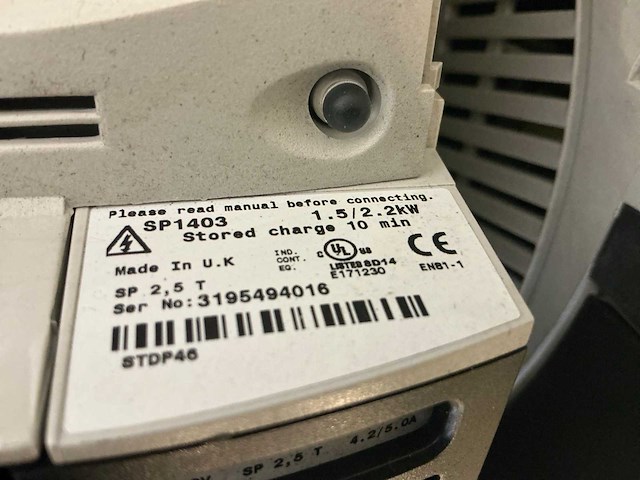 Emerson unidrive sp1403 frequentieregelaar - afbeelding 6 van  6