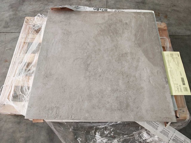 Emil kotto xl cenere gris mat 80x80 cm tegel 6,4 m² - afbeelding 1 van  6