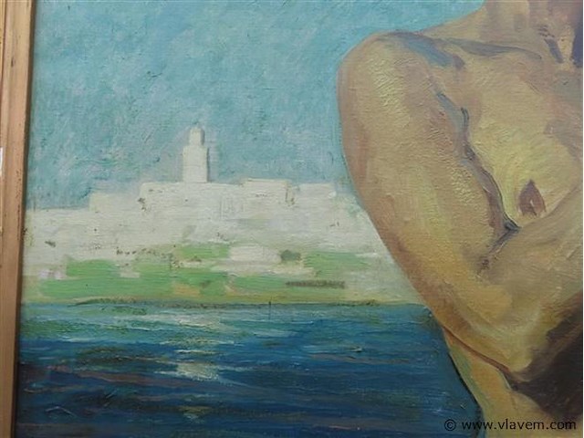 Emile baes (1879-1954) "jeune fille du maghreb" - afbeelding 2 van  11