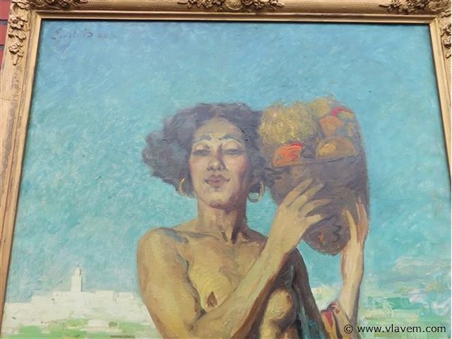 Emile baes (1879-1954) "jeune fille du maghreb" - afbeelding 7 van  11