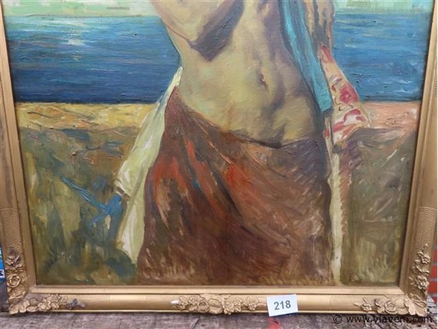 Emile baes (1879-1954) "jeune fille du maghreb" - afbeelding 9 van  11