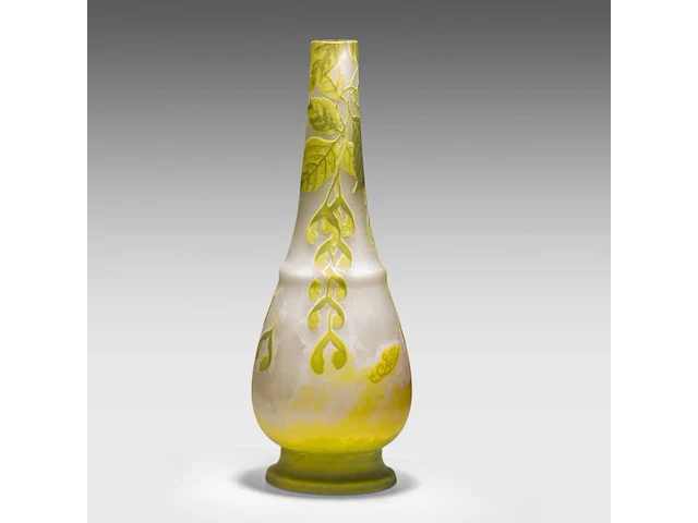 Emile gallé (1846-1904), a cameo glass 'leaves and pods' vase, signed to the body (1908-1920) 45 cm. (17.71 in.) - afbeelding 5 van  9