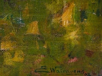 Emile walraevens (1879-1914), two boys sitting in the grass, 1903, oil on canvas 37 x 28 cm. (14.57 x 11.01 in.), frame: 50 x 58 cm. (19.67 x 22.82 in.) - afbeelding 4 van  6