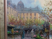 Emilio payes carranza (1935) " bloemenmarkt" - afbeelding 3 van  7