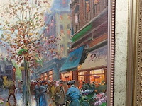 Emilio payes carranza (1935) " bloemenmarkt" - afbeelding 5 van  7