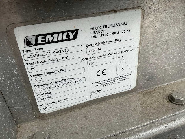 Emily acmsal011230 zoutstrooier - afbeelding 2 van  3