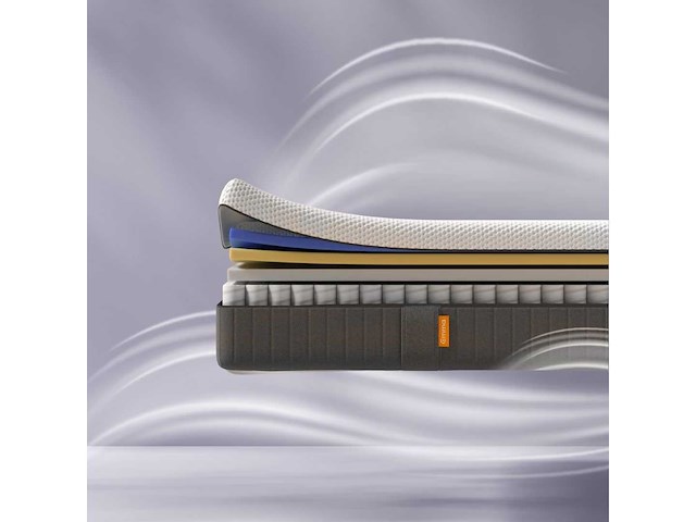 Emma hybrid ii plus matras | traagschuim & pocketspoelen 80x200 (x2) - afbeelding 5 van  11