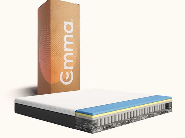 Emma hybride matras | traagschuim & pocketspoelen | 140x190 cm - afbeelding 1 van  7