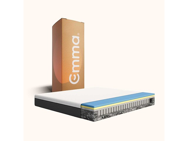 Emma hybride matras | traagschuim & pocketspoelen | 140x190 cm - afbeelding 2 van  7