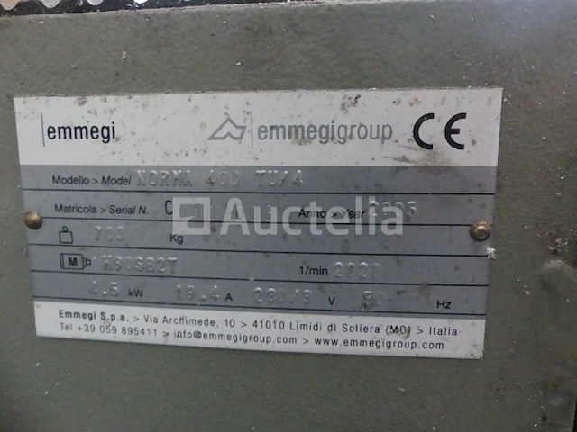 Emmegi norma 400 tu/4 dubbele kop kettingzaag - afbeelding 12 van  13