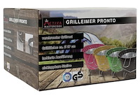 Emmer barbecue draagbaar - afbeelding 1 van  3