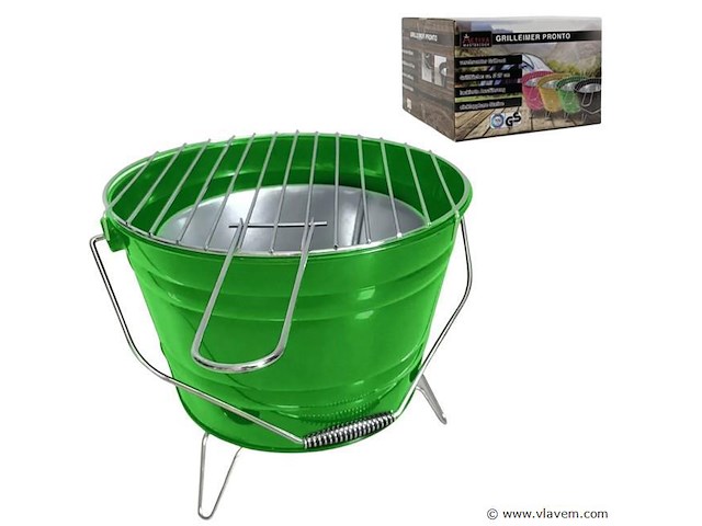Emmer barbecue draagbaar - afbeelding 2 van  3