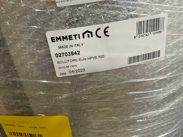 Emmeti euro hpve 500 accumulatietank - afbeelding 4 van  4