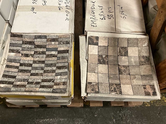 Emperador mozaïek tegel - afbeelding 1 van  4