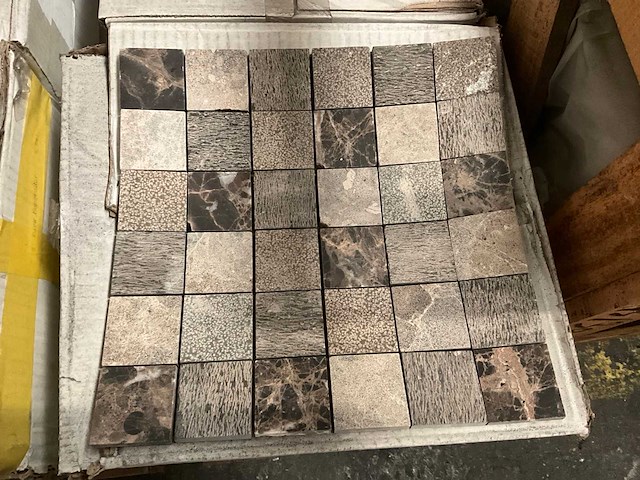 Emperador mozaïek tegel - afbeelding 3 van  4