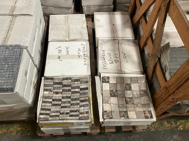 Emperador mozaïek tegel - afbeelding 4 van  4