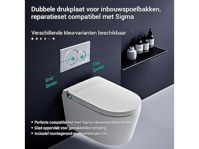 Empyreal toetsplaat voor wc - afbeelding 3 van  7