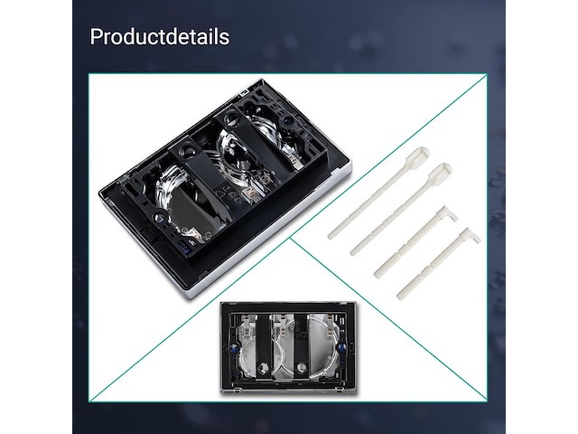 Empyreal toetsplaat voor wc - afbeelding 7 van  7