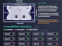 Empyreal wc bedieningsplaat zilvergrijs - afbeelding 4 van  4