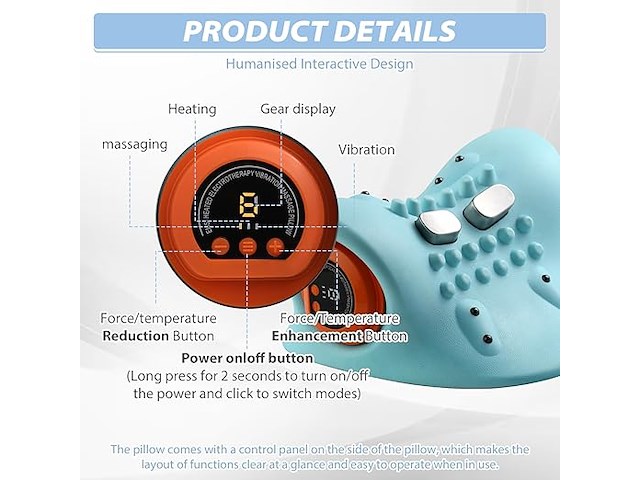 Ems elektrisch nekmassageapparaat - afbeelding 3 van  4