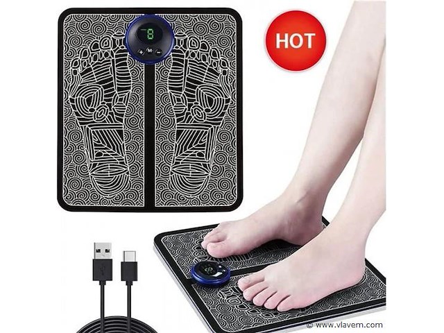 Ems voet massagemat electro therapie - afbeelding 1 van  5