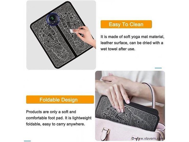 Ems voet massagemat electro therapie - afbeelding 5 van  5