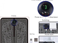 Ems voet massagemat electro therapie - afbeelding 4 van  5