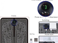 Ems voet massagemat electro therapie - afbeelding 4 van  5