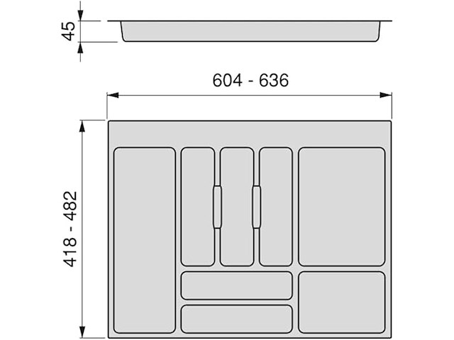 Emuca besteklade - afbeelding 2 van  2
