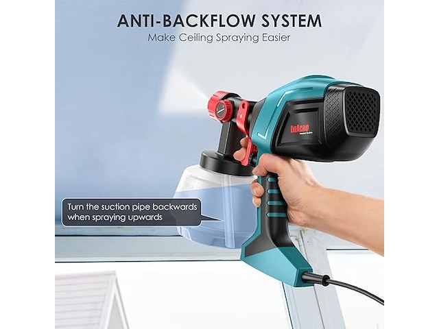 Eneacro hvlp elektrisch verfspuitpistool - afbeelding 2 van  5