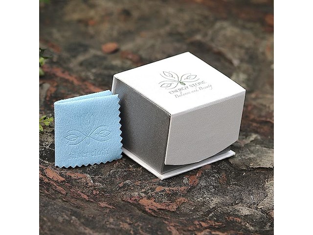 Energiesteen "danser" sterling zilveren meditatie spinner ring - afbeelding 4 van  5