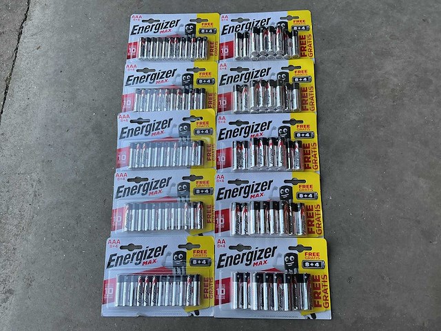 Energizer aaa-lr03 + aa-lr6 alkaline batterij 1.5 v (120x) - afbeelding 1 van  1