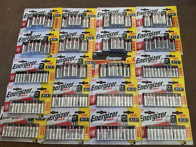 Energizer aaa-lr03 + aa-lr6 batterij (240x) - afbeelding 1 van  1