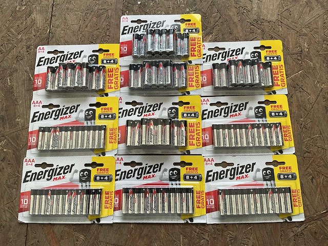 Energizer aaa-lr03 + aaa-lr6 alkaline batterij (120x) - afbeelding 1 van  1