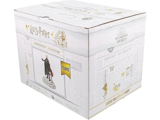 Enesco - lucius malfoy & dobby - beeldje 26 cm. - afbeelding 2 van  5