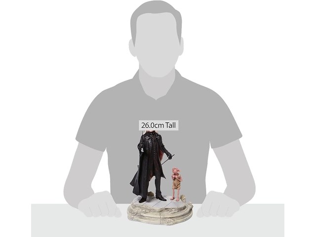 Enesco - lucius malfoy & dobby - beeldje 26 cm. - afbeelding 3 van  5