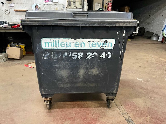Engels afval rolcontainer - afbeelding 1 van  2