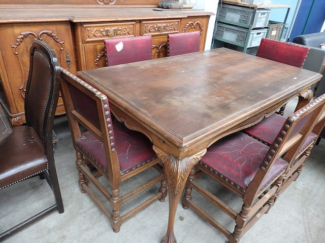 Engelse eetplaats massief t6st dr - afbeelding 1 van  5