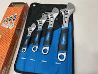 Engelse sleutel set 4 delig - afbeelding 2 van  4