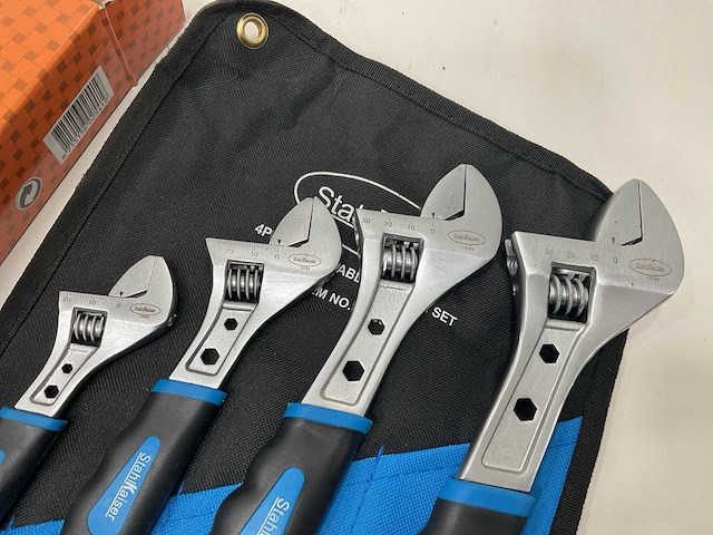 Engelse sleutel set 4 delig - afbeelding 3 van  4