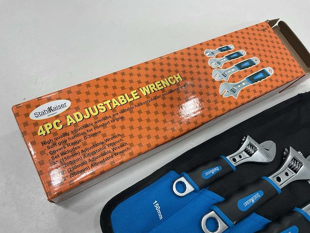 Engelse sleutel set 4 delig - afbeelding 4 van  4