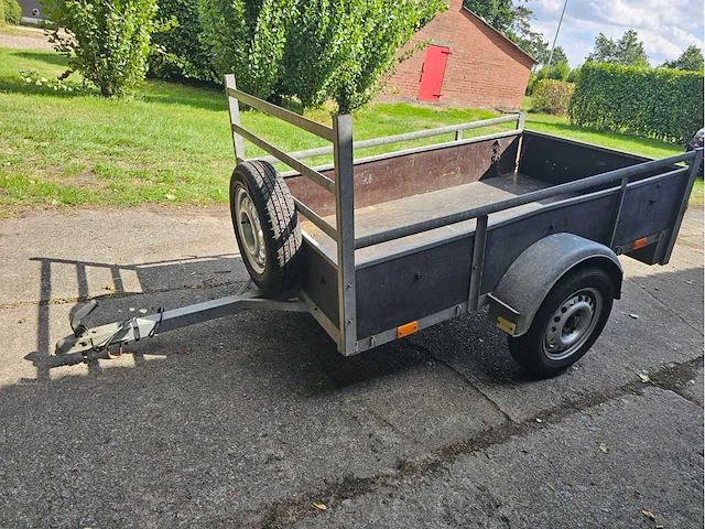 Enkel-as bak aanhangwagen - ongeremd - afbeelding 1 van  7