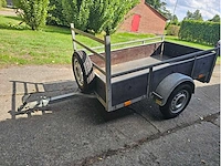 Enkel-as bak aanhangwagen - ongeremd